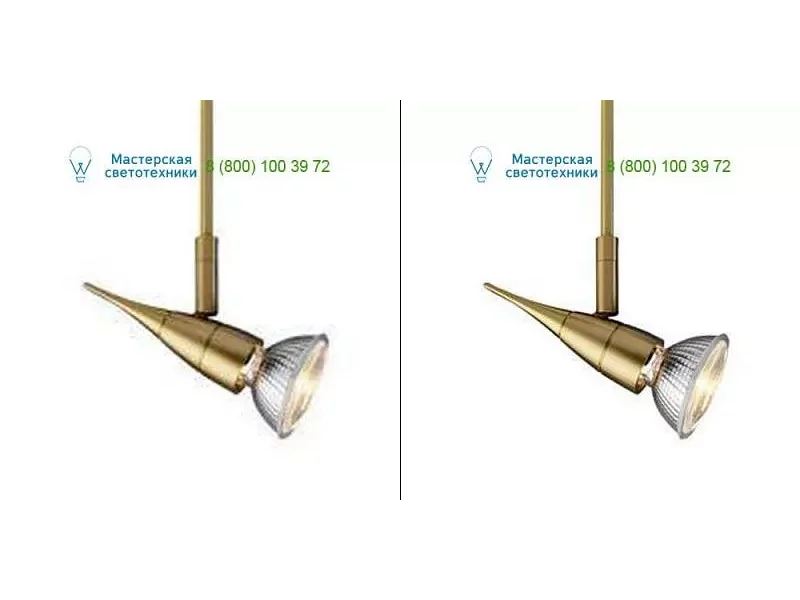PSM Lighting matt gold 8020.16, накладной светильник > Spotlights