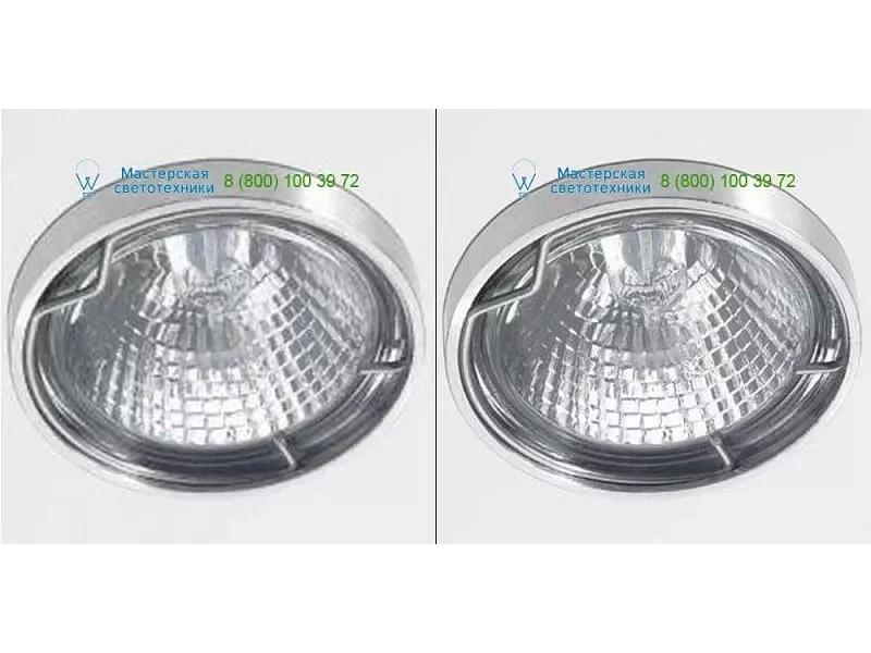 Raw natural aluminium PSM Lighting ZIA50V.0, светильник > Ceiling lights > Recessed lights
