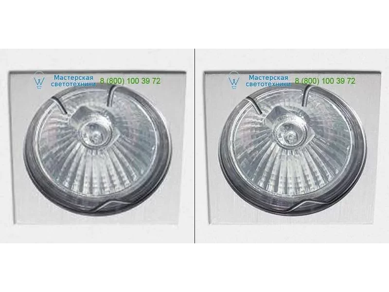 PSM Lighting raw natural aluminium ZIA35C.0, светильник > Ceiling lights > Recessed lights