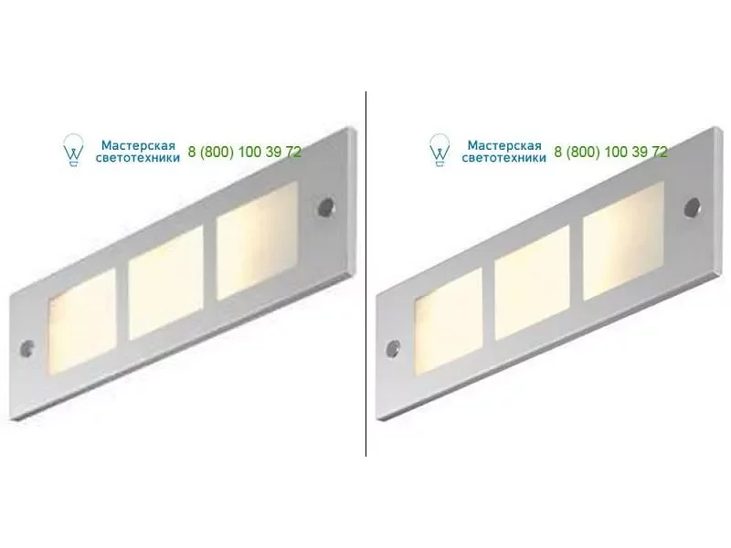 PSM Lighting anodised alu 1232D.40, светильник > Wall lights > Recessed