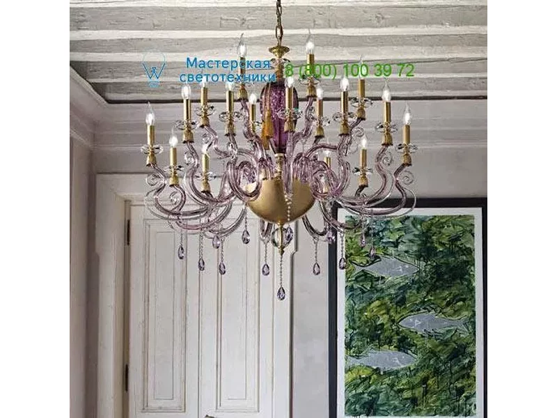Euroluce lampadari Iside L12+6, Люстра