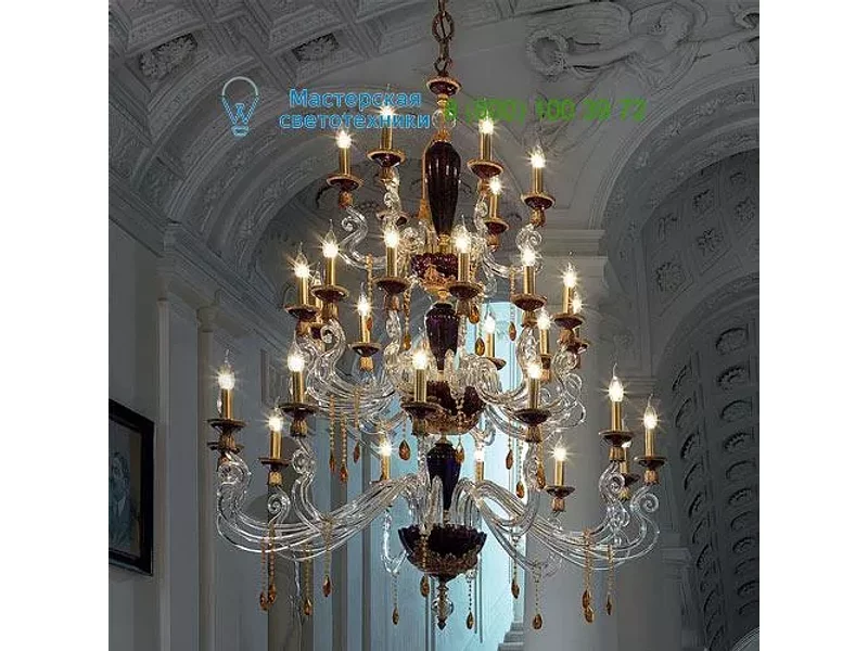 BAROCCO lux L12+12+6 Euroluce lampadari, Люстра
