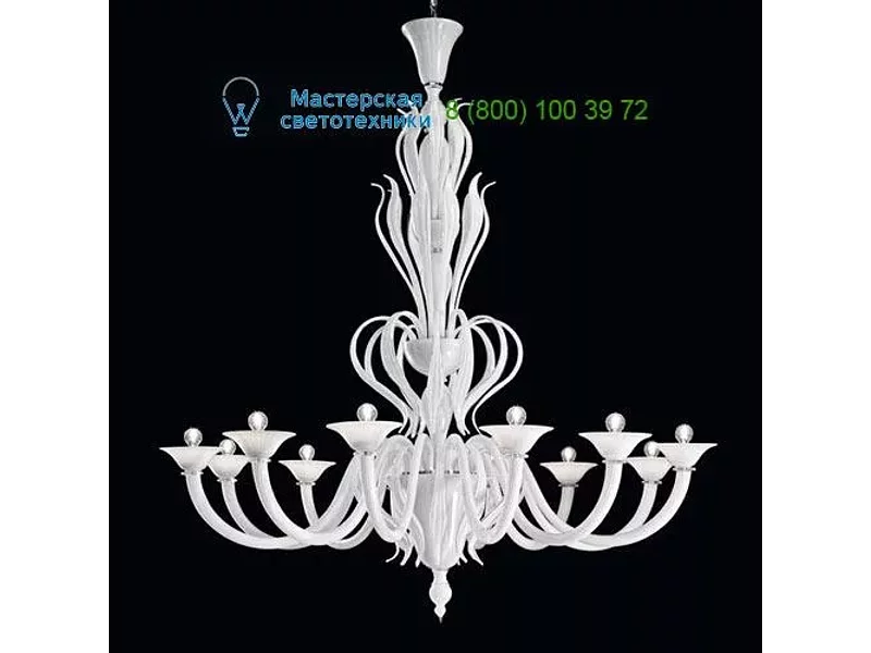 Soffio 1431/12 K BL.CR Sylcom, Люстра