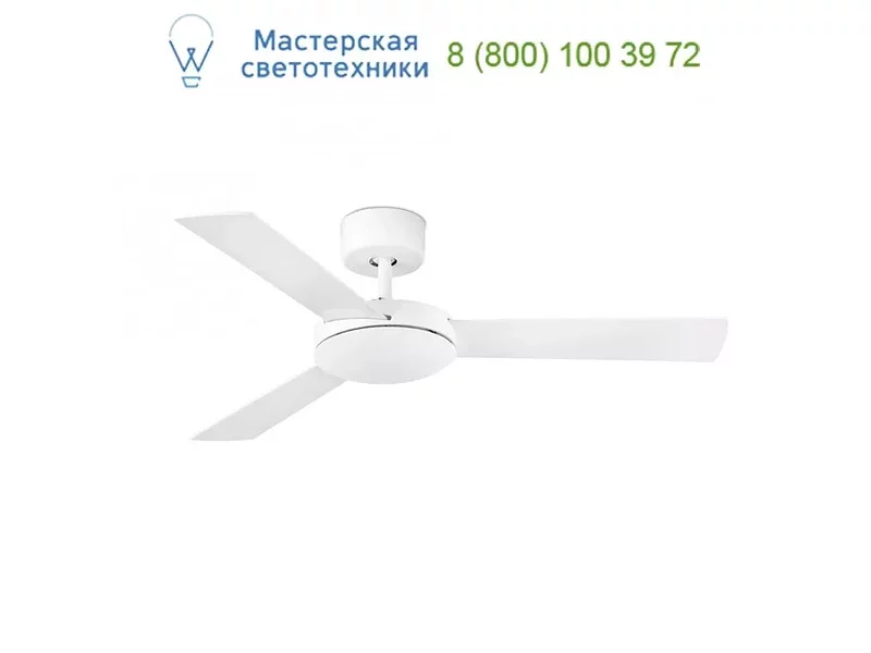 Faro MINI MALLORCA White ceiling fan 33603, люстра-вентилятор