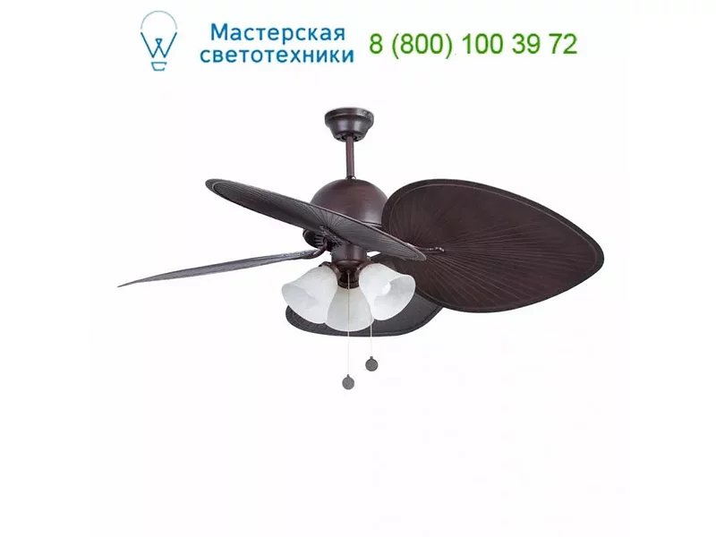 33352 CUBA Brown ceiling fan Faro, люстра-вентилятор