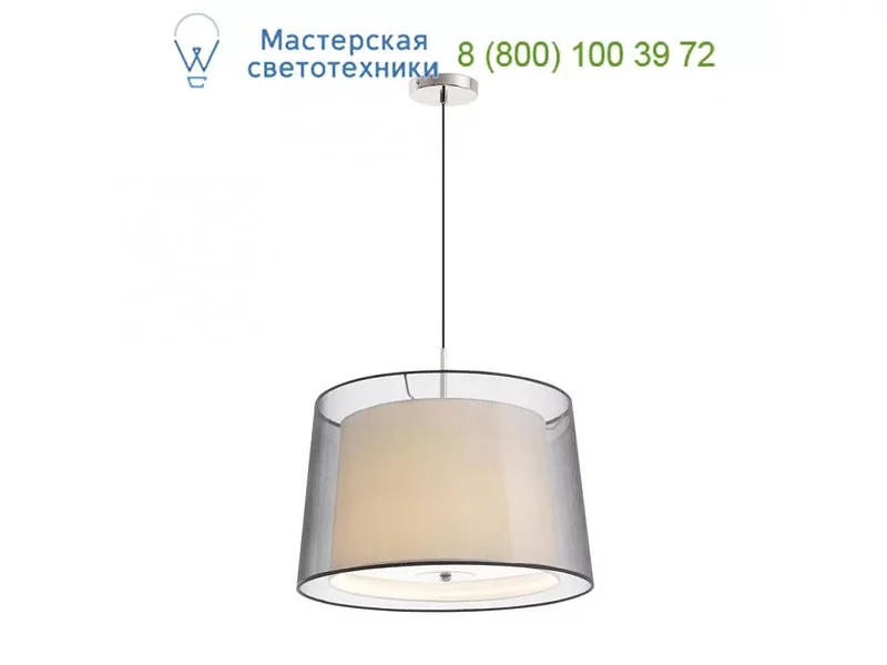 68549 SABA Matt nickel pendant lamp 3L Faro, подвесной светильник