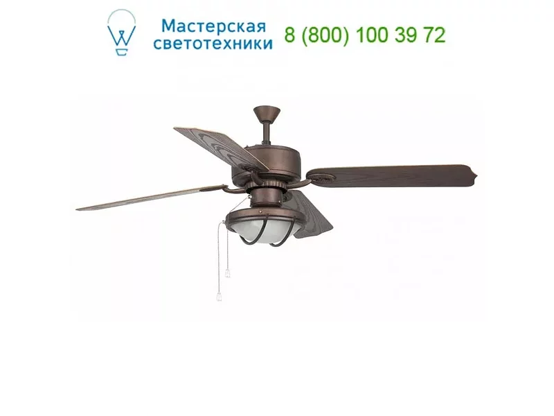 33356 HIERRO Brown ceiling fan Faro, люстра-вентилятор