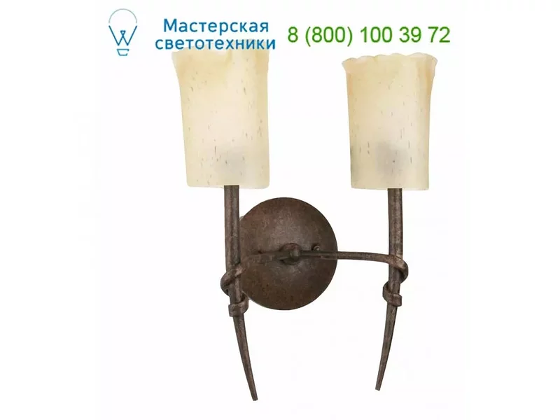 66092 TORINO Brown wall lamp 2L Faro, настенный светильник