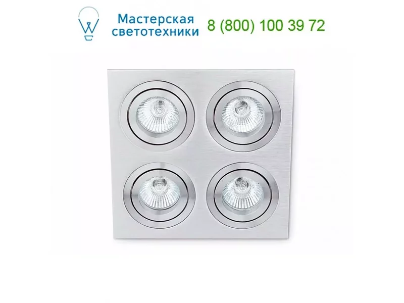 PLANO-4 Grey recessed grey 43388 Faro, точечный светильник