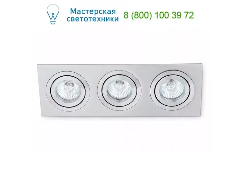 43386 PLANO-3 Grey recessed grey Faro, точечный светильник