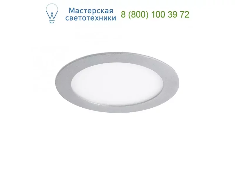 MONT LED Grey recessed lamp 12W cold light Faro 42869, точечный светильник
