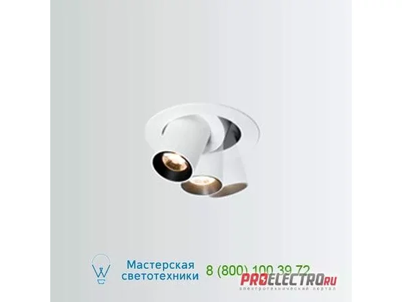 123161W4 Wever&Ducre PEEK 0.6 LED 3000K W, встраиваемый светильник