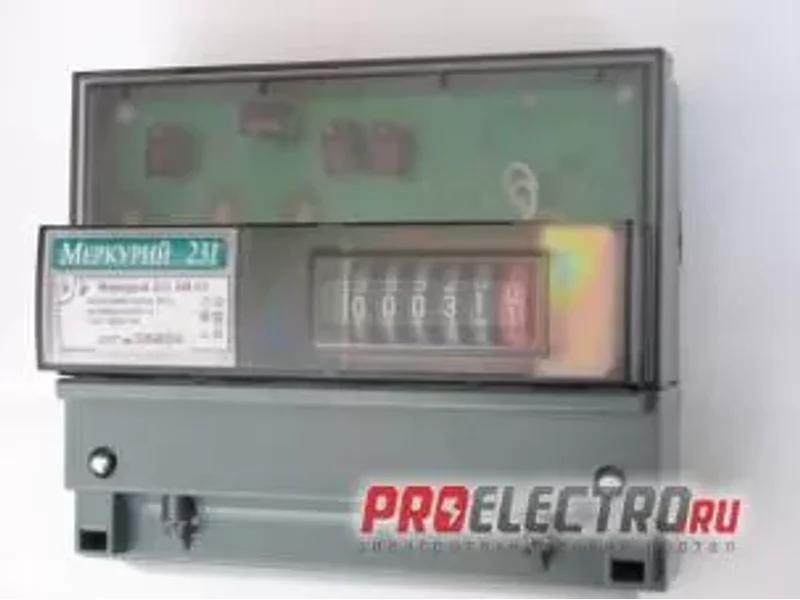 Счетчик Меркурий 231, 3-х фазный, однотарифный, 5-60 А