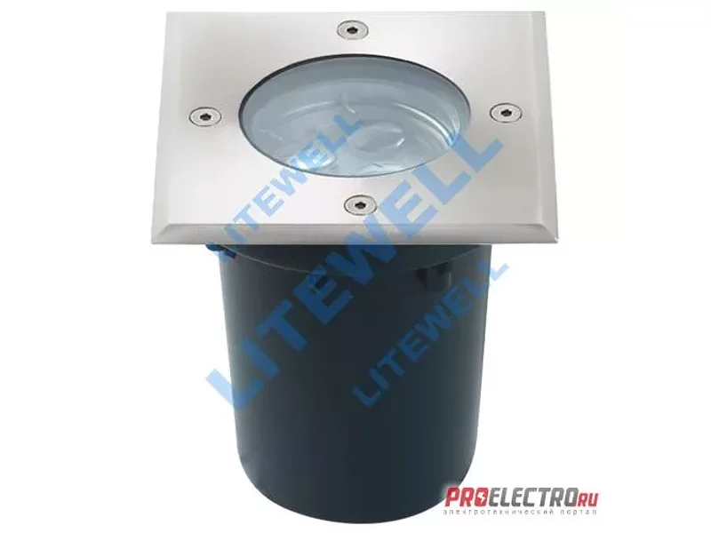 Тротуарный светильник Litewell H011S. Светодиодный грунтовый светильник 4Вт.