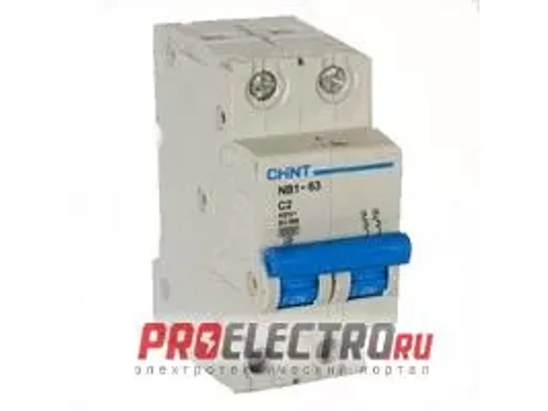 Автоматический выключатель NB1-63 2P   3A 6кА х-ка C (CHINT)