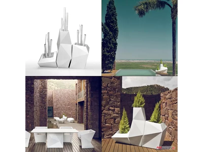 Светильник FAZ Maceteros Planter frosted color VONDOM, NOT ILLUMINATED