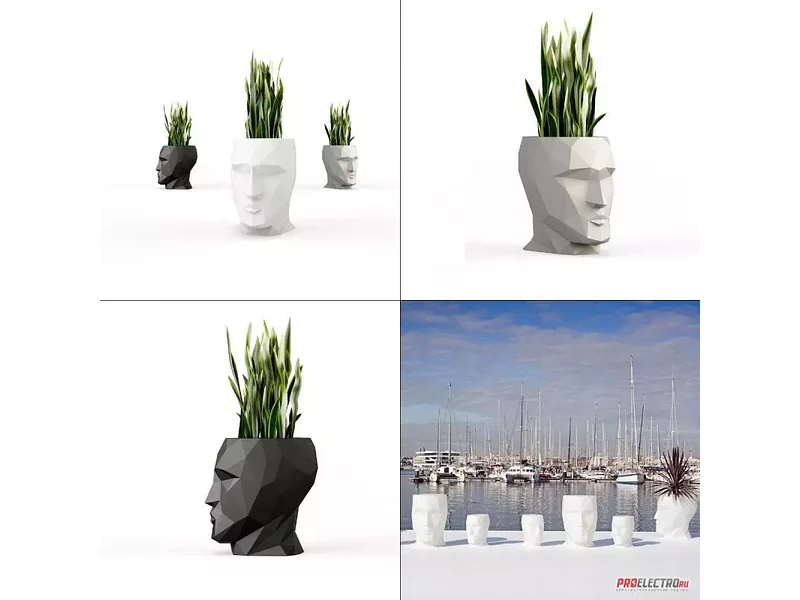 VONDOM Adan POT Basic glossy светильник, Depends on lamp size