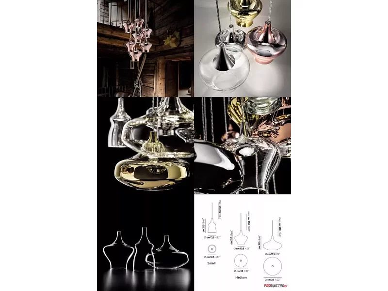 Nostalgia Cluster 7 Lights Pendant light Studio Italia Design светильник, LED 7x8,7W