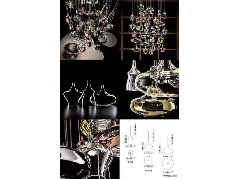 Светильник Nostalgia Cluster 14 Lights Round Pendant light Studio Italia Design, LED 1x8,7W