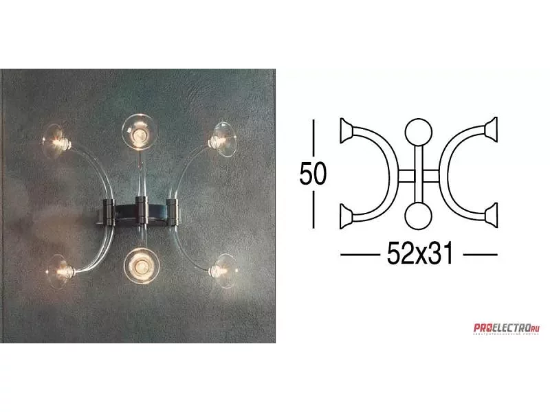 Jei Jei wall sconce small светильник Penta, G4 6x20W 12 V