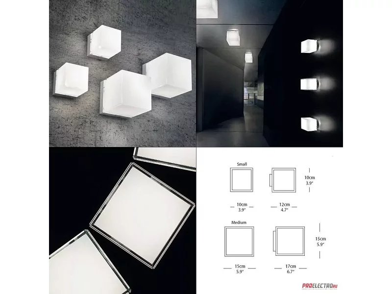 Dice PP 10/20 Ceiling/Wall light светильник Morosini, Depends on lamp size