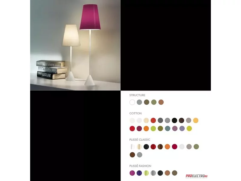 Светильник Lucilla Table lamp small white Base/ Cotton dimmable Modoluce, E14 1x42W