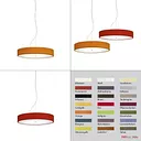 Discovolante T5 Cotton / Polyester D80 Pendant light светильник Modoluce, T5 1x55W