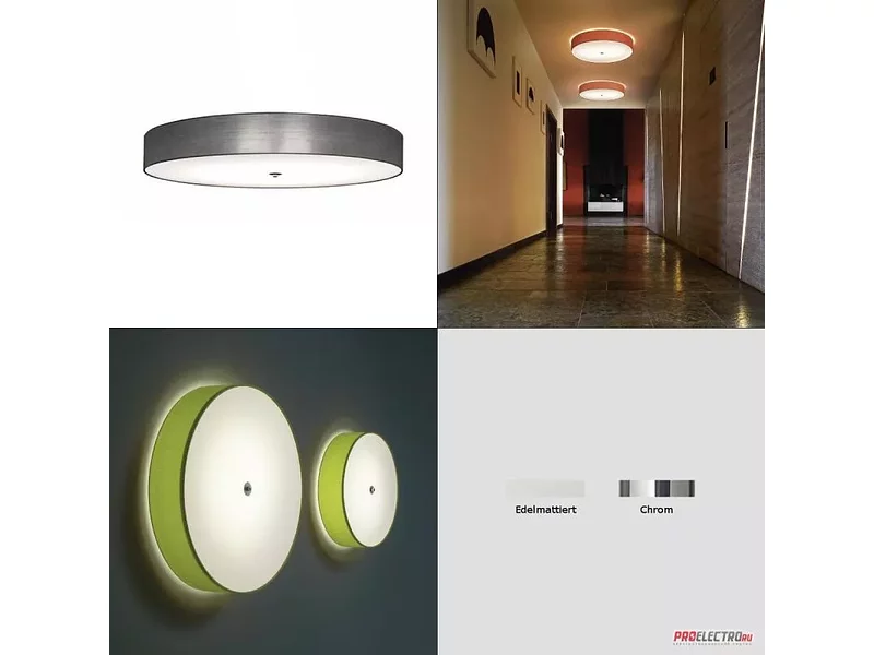 Discovolante E27 D80 Metallic PVC Ceiling-/Wall lamp светильник Modoluce, E27 4x42W
