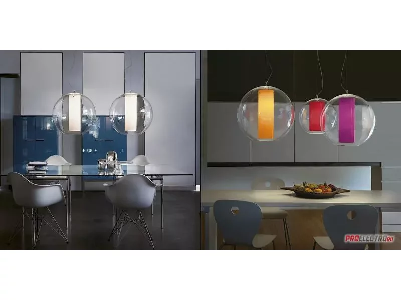 Bolla Acryl pendant-light светильник Modoluce, E27 1x42W
