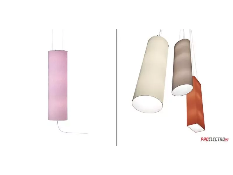 Modoluce светильник Minnie Ovale Pendant Light with plug wiring white, E27 6x42W