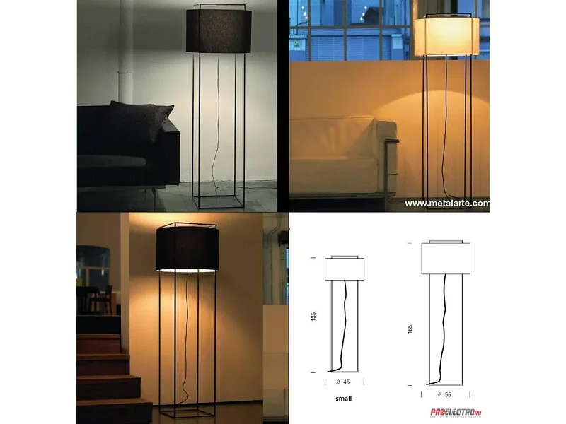 Metalarte светильник Lewit P PE/GR floor lamp
