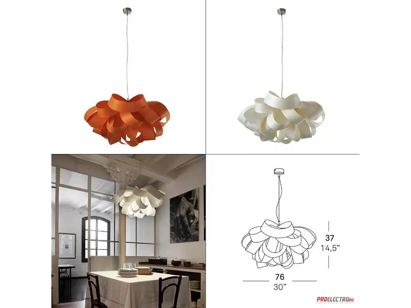 Agatha pendant lamp small LZF светильник, 1x23W Medium base incandescent