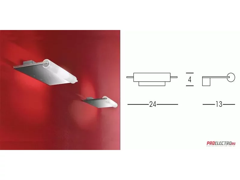 Linea Light светильник Single Wall Light, R7s 78mm 1x80W