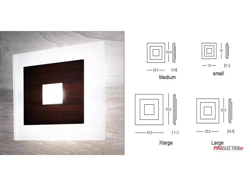 Светильник Linea Light FORUM Wall Light, G9 1x33W