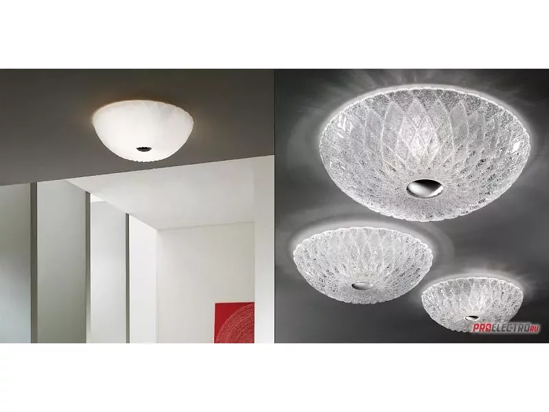 Linea Light светильник  Candy Ceiling Light small / crystall Stock Items , E27 2x30W
