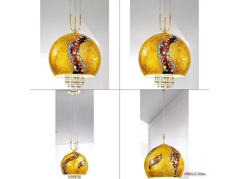 Kolarz светильник Luna Kiss Pendant Light, E27 1x60W + GU10 1x50W