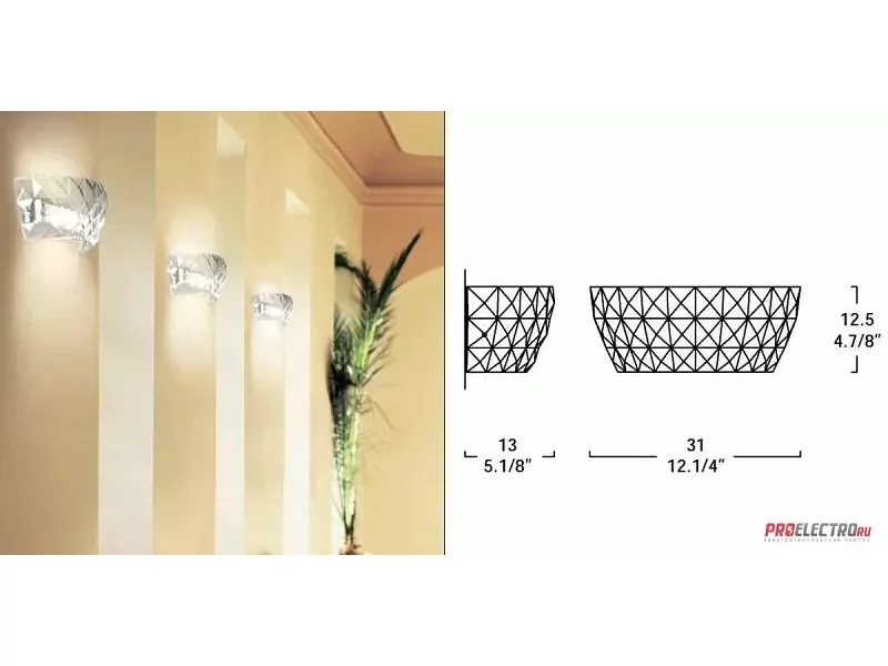 Gallery светильник Atelier P Wall light, R7s 114mm 1x150W
