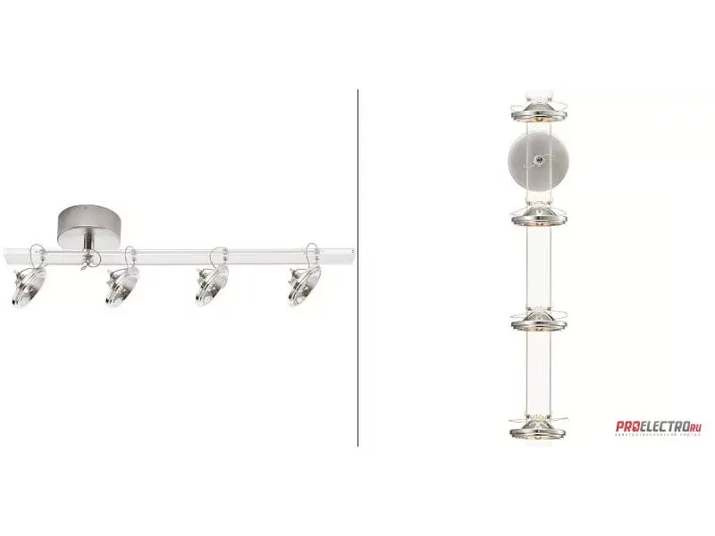 Fabbian Swing G05 Ceiling-/Wall lamp светильник, G53 4x50W 12V