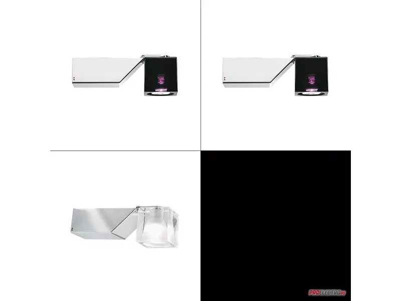 Светильник Cubetto D28 D03 Wall lamp Fabbian, E27 5x60W + GU10 3x50W