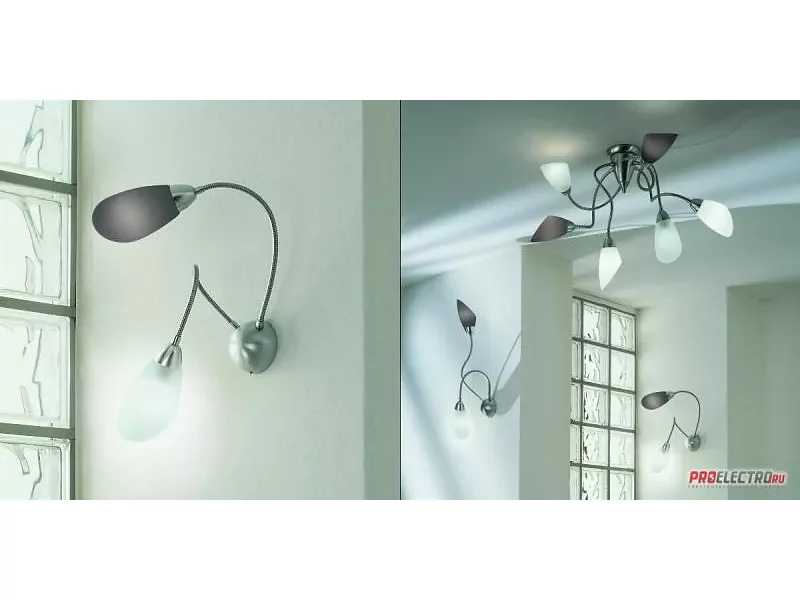 De Majo светильник Poli Pò A2 wall sconce, E14 2x30W
