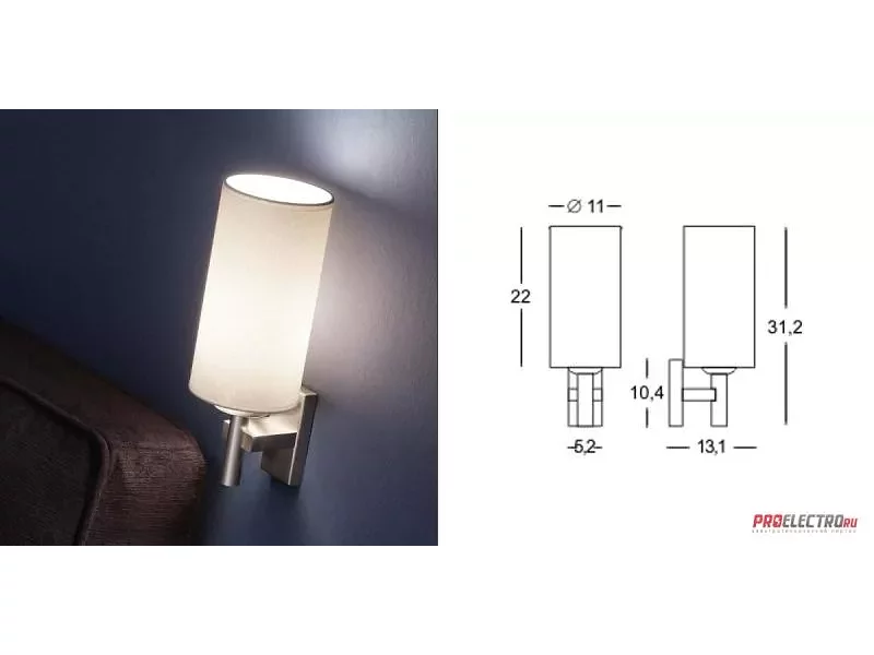 Светильник Blauet Inca wall sconce, E27 1x60W
