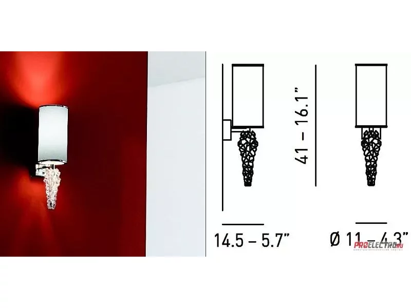 Axo Light Subzero AP wall sconce светильник, 1x40W Incandescent