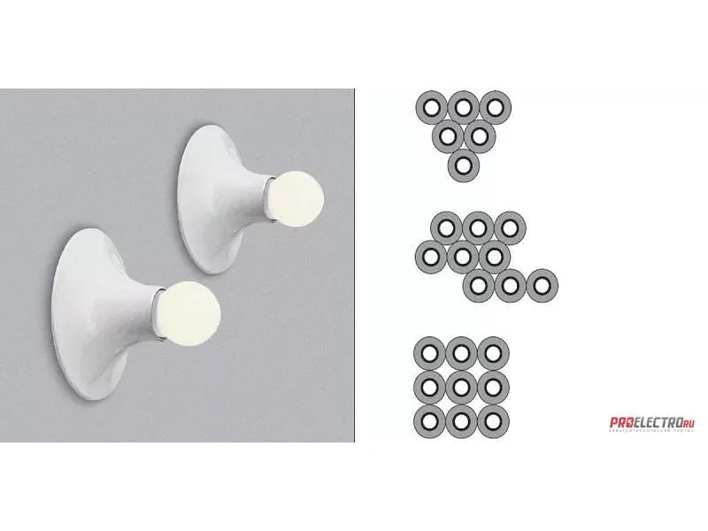 Светильник Artemide Teti wall sconce/ceiling light, 1x40W Incandescent