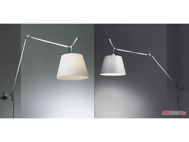 Artemide Tolomeo Mega parete wall sconce светильник, E27 1x150W Halogen
