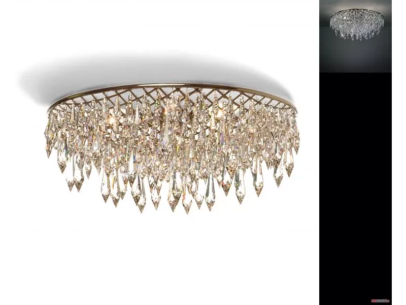 Anthologie Quartett светильник Crystal Rain ceiling light
