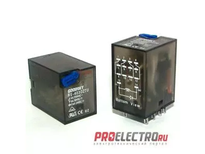 RE-403DZTU Реле 5А, 4С, 24VDC, Goodsky