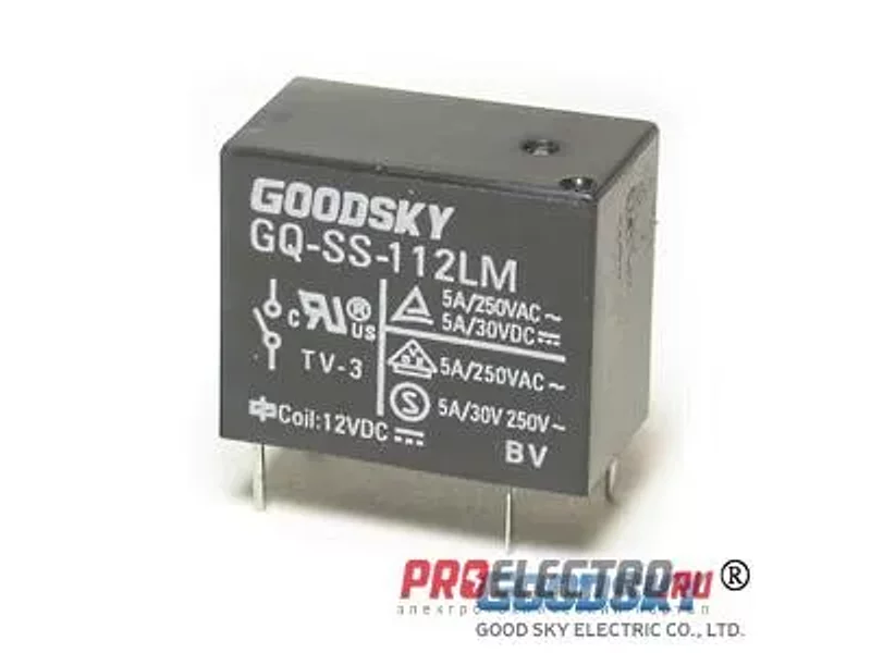 GQ-SS-105LM Реле 5А, 1A, 5VDC, Goodsky
