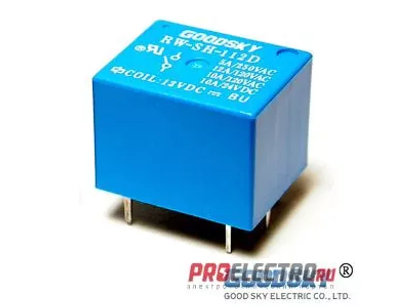 RWH-SH-124D Реле 15А, 1С, 24VDC, Goodsky