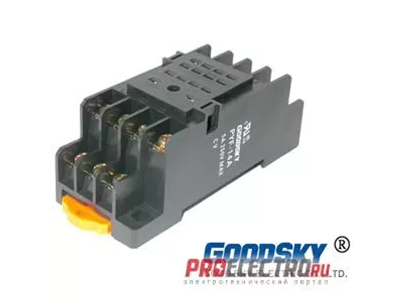 PYF-14A Колодка DIN для реле RE-4P, Goodsky