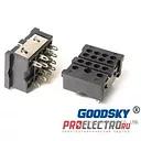 PY-14 Колодка для реле RE-4P(под пайку,монтаж в панель), Goodsky